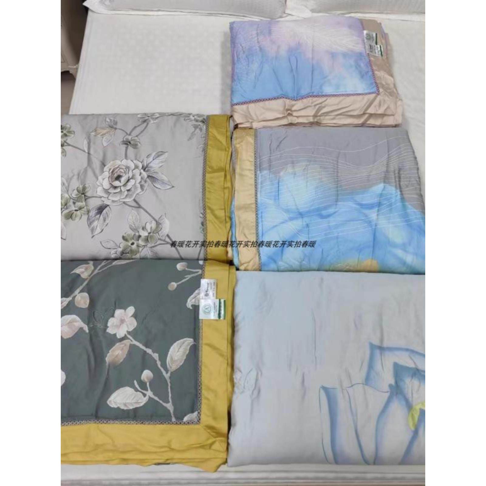 新款LF60支天丝莱赛尔纤维印花夏凉被空调被双人夏季丝滑裸睡薄款