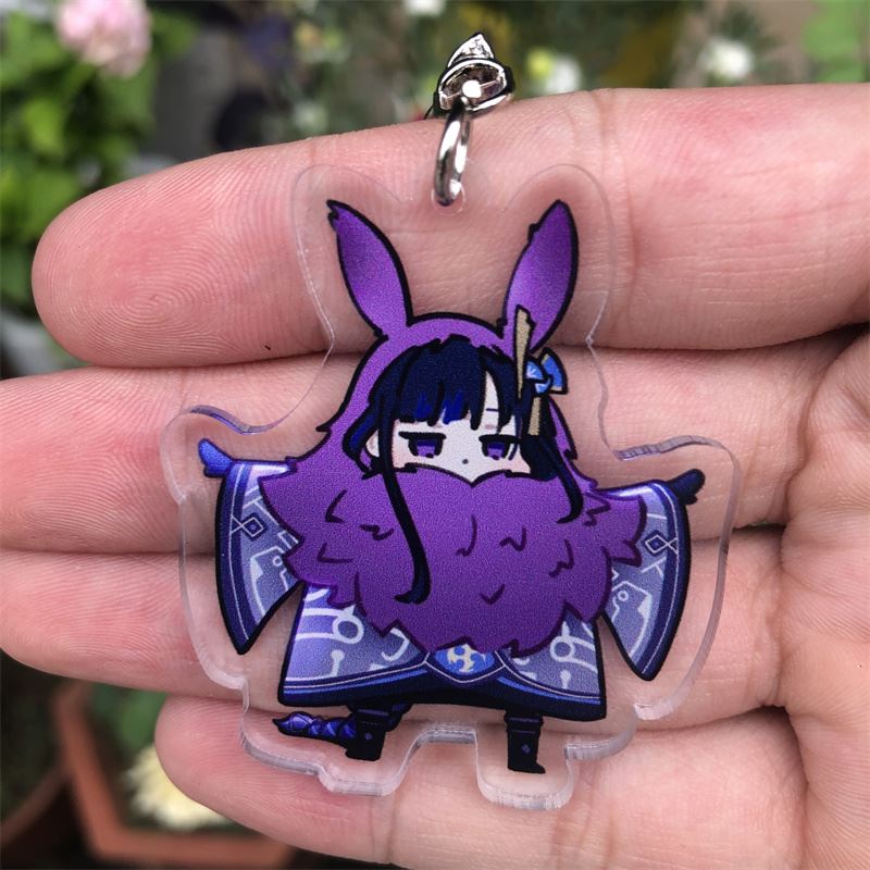 速发Anime Genshin Impact Keychain Abyss Mage Beelzebul Kaeya