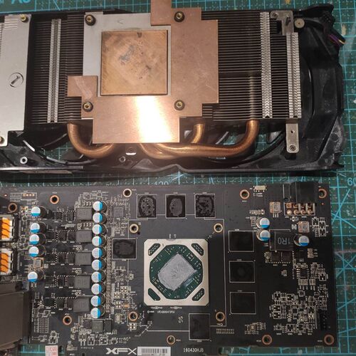 速发HIS/讯景/铭瑄/华硕RX580 RX480 RX470 显存均热板导热板散热