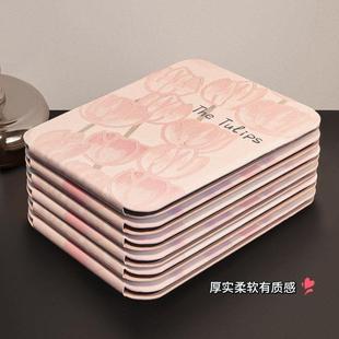 郁金香折叠镜子宿舍用办公室化妆镜随身便携梳妆镜台式 桌面镜子厂