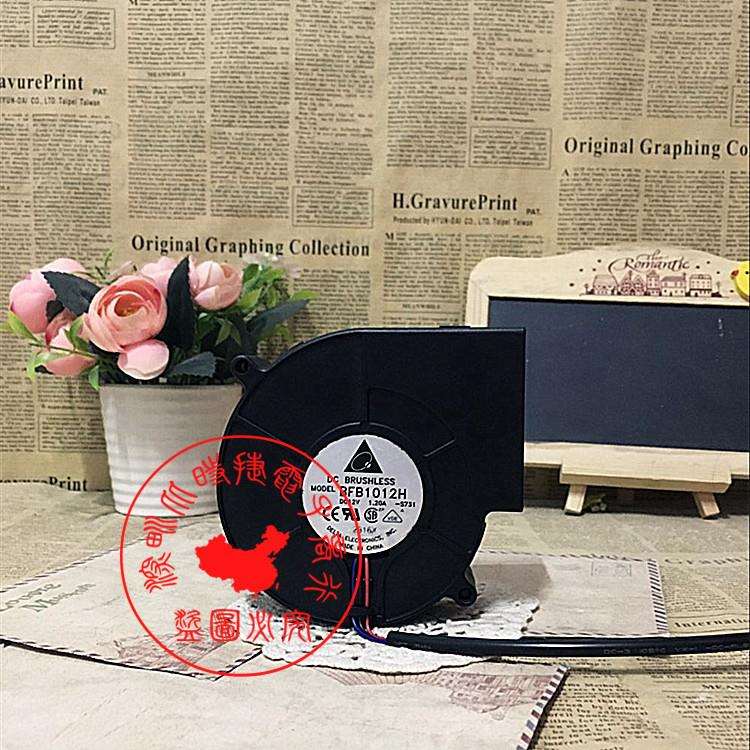 烧烤炉专用抽风风扇 离心 涡轮 鼓风机 BFB1012H 9733 12V 1.20A
