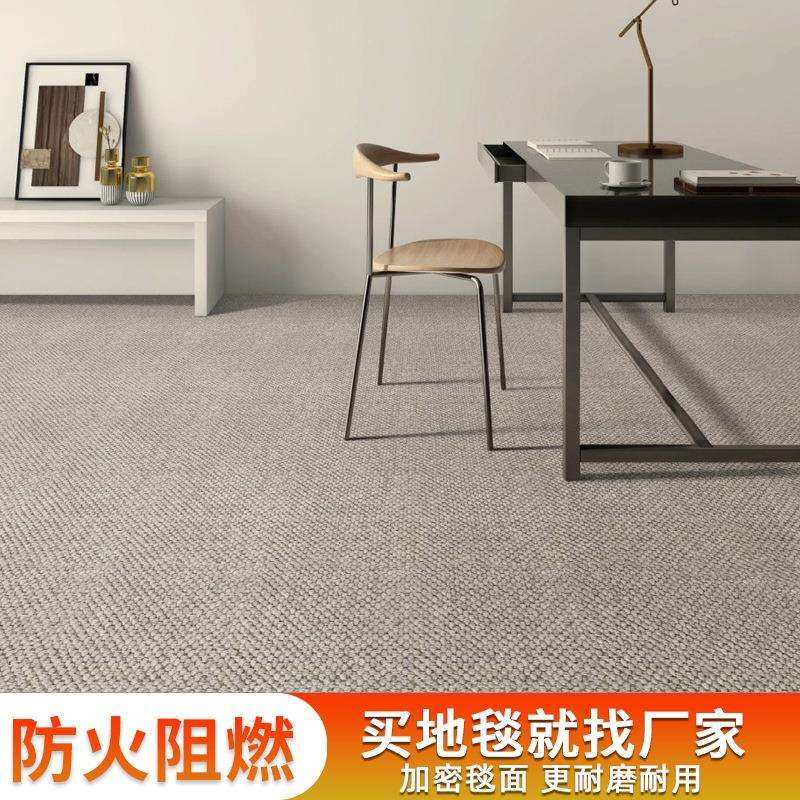 摄影棚直播间地毯网红家居展厅办公室地毯满铺高端羊毛菠萝圈简约