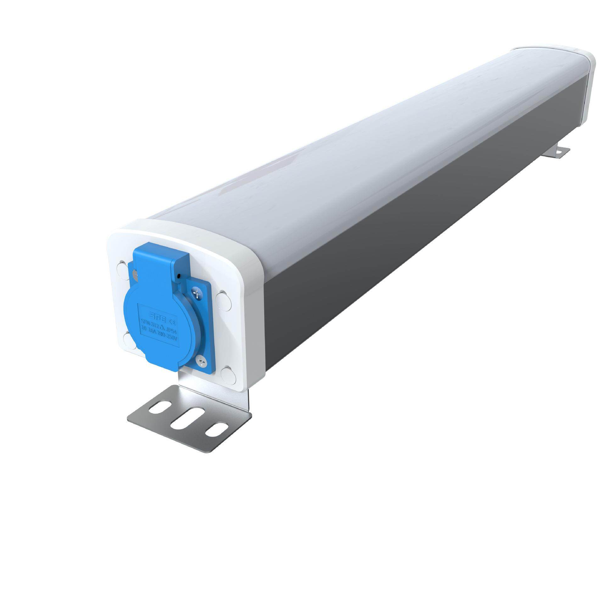 风电塔筒应急三防灯 机箱配电室应急照明灯 40W高亮铝塑条形灯