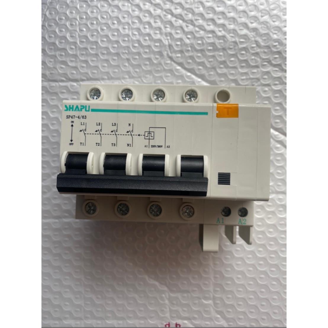 电烤箱通用漏电保护器莎普SP47-4P/63脱扣开关 电源分断开关