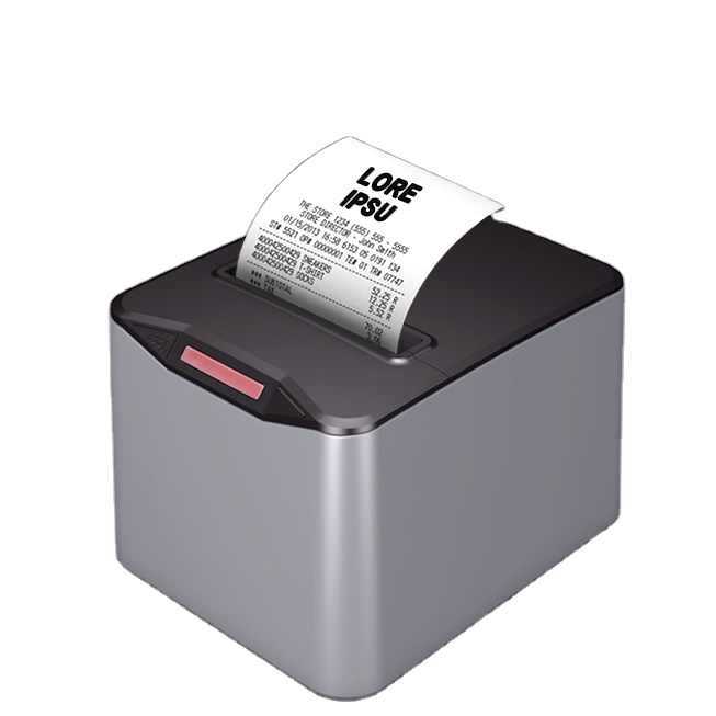 跨境ZJ-8370票据打印机80MM热敏打印机自动切纸小票厨房打印机