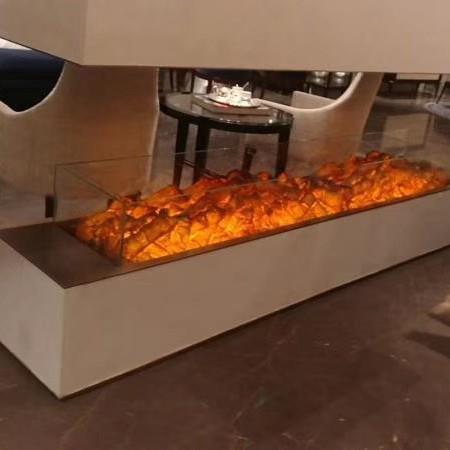 欧式蒸汽壁炉架/壁炉柜嵌入式装饰电子仿真火焰加湿器炉芯取暖器