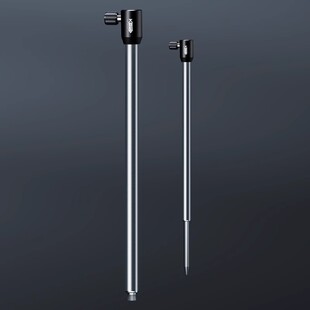 空钩悟道多用饵盘杆 超轻航空铝通用配套钓椅配件可插地饵盒支架