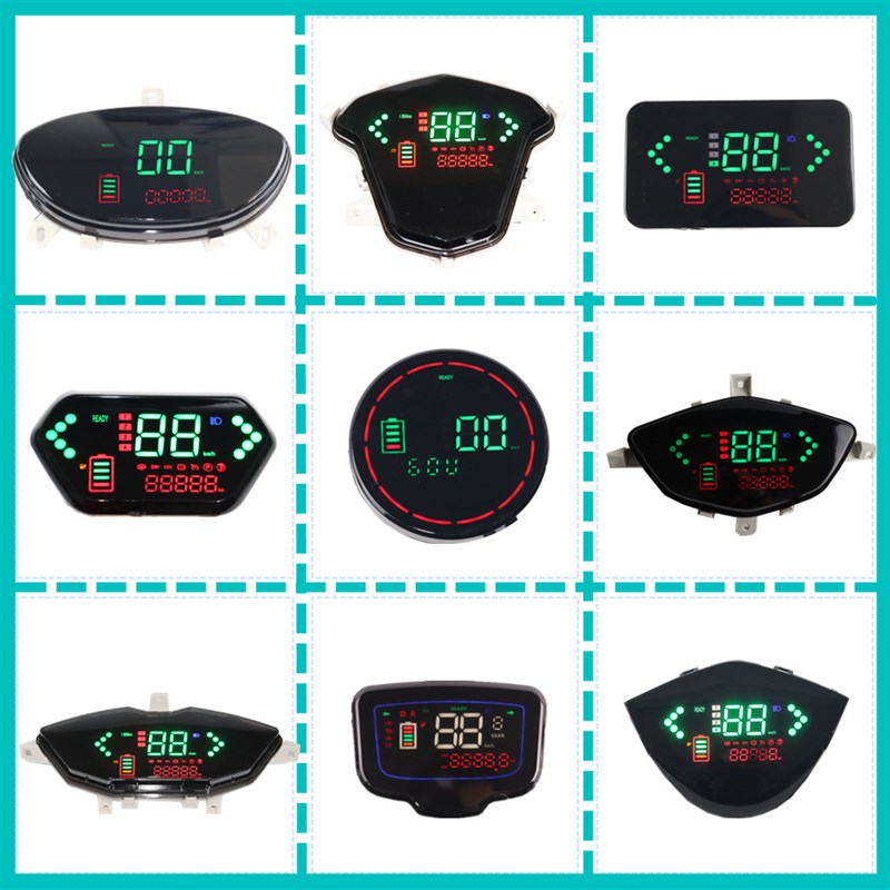 速发00仪表盘牛电动车彩屏彩色仪表电7车48v60v瓶2v显示屏