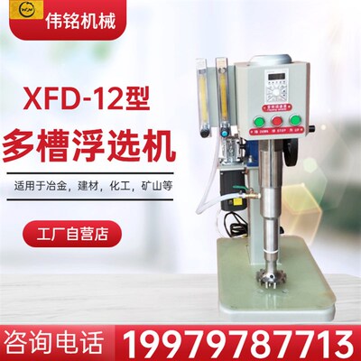 速发宜春多槽单槽浮选机 钽2矿锂云母试验器矿仪选XFD-1泥型 变频