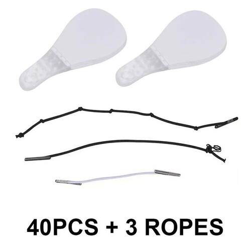 现货40Pcs tant Invisible e Stiers Ne EMye Double Chin L