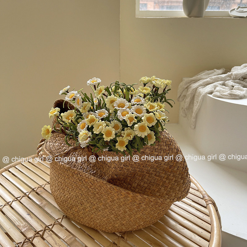 速发清新小雏花假花花摆件客厅桌面装饰花餐桌花艺拍照小菊束