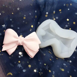 速发可批立体蝴蝶结翻糖硅胶工具石膏干佩力手模爱心巧克斯蛋糕装