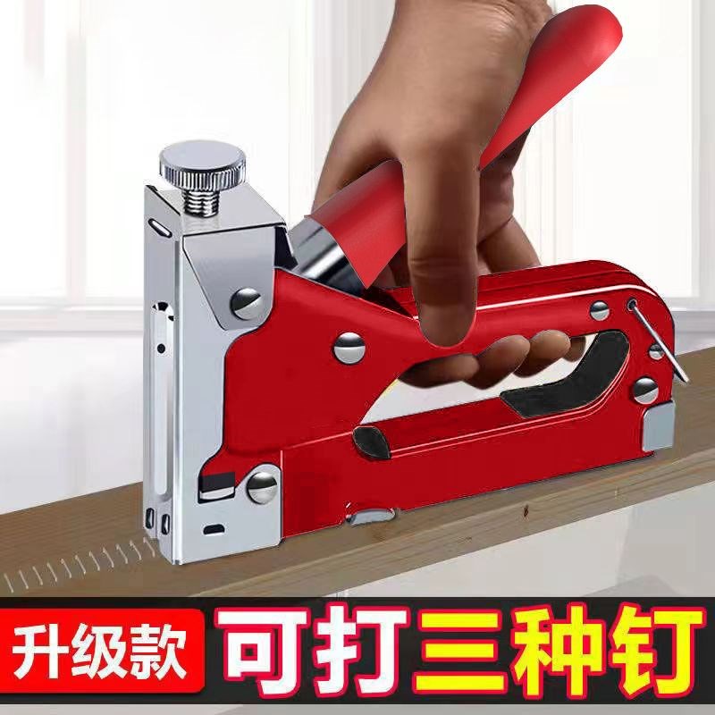 速发码钉枪打钉器手动钉用木工相框广告打三u油画布家具枪型马丁