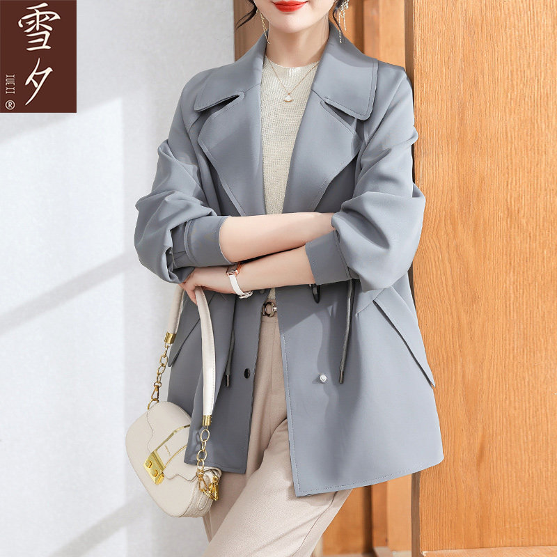 速发妈0秋装新妈242款风衣外套中老年装洋气高贵春秋上衣服翻领夹,女装/女士精品,中老年女装,淘宝优惠券,粉丝福利购,淘宝优惠卷