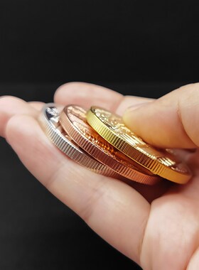 速发故宫金色纪念章硬币收藏旅游小礼属金式浮雕艺术品中品创意摆