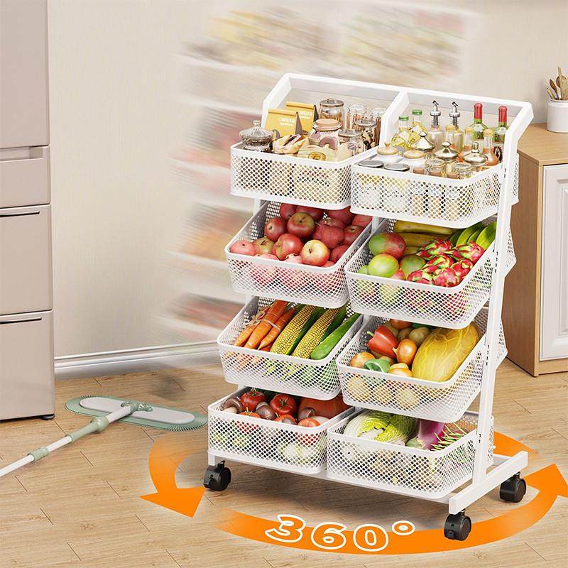 小推车置物架厨房家用多功能放水果蔬菜收纳筐客厅卧室落地零食架,厨房/烹饪用具,厨房置物架/置物柜/角架,淘宝优惠券,粉丝福利购,淘宝优惠卷