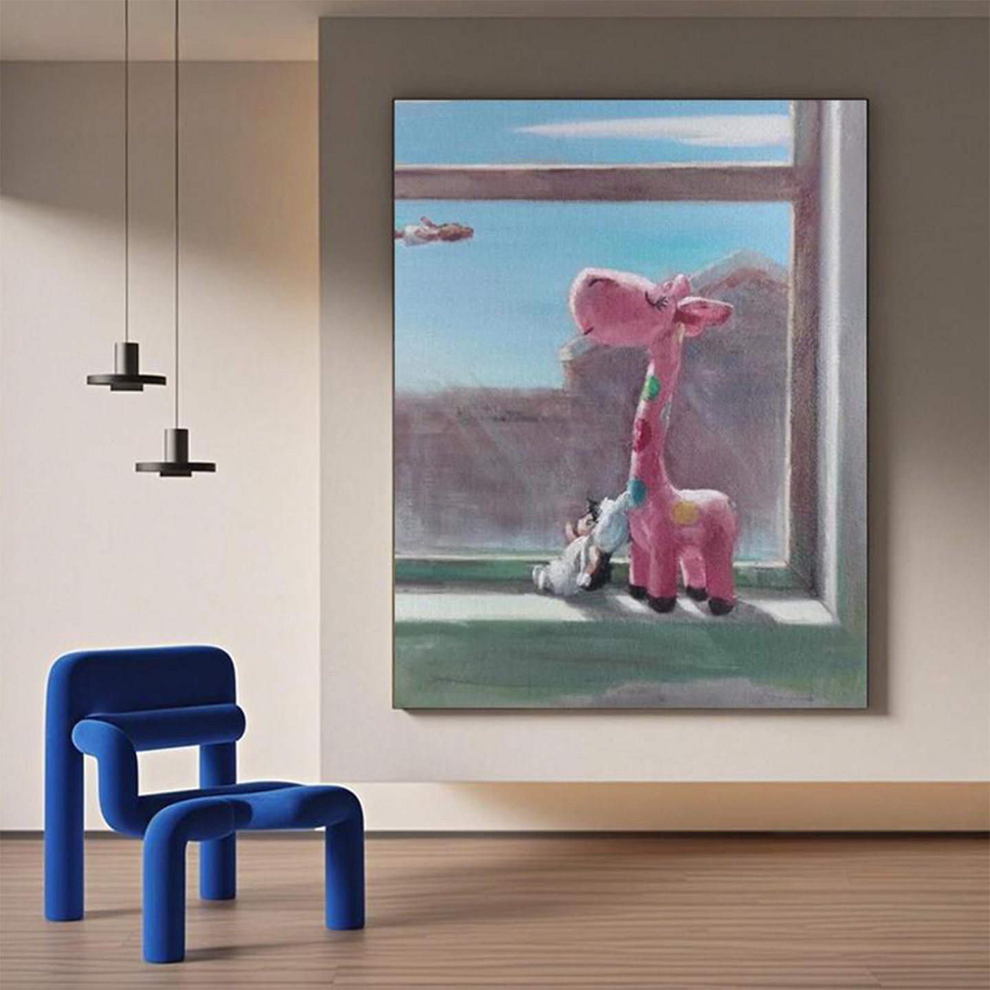 赵仕伟现代艺术客厅背景墙挂画经典卧室挂画沙发背景墙简欧风壁画