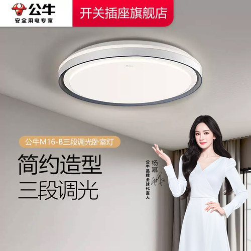 【旗舰品质】公牛卧室吸顶灯