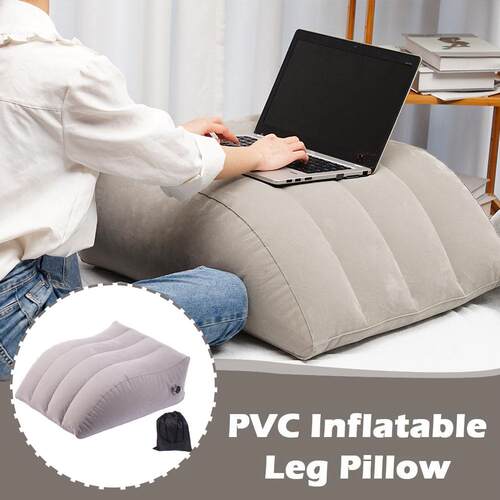 新品Inflatable Travelq Pillow Foot Rest Cushion Car Inflatab