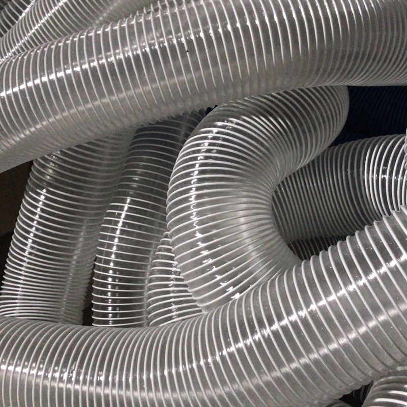 极速80mm塑筋波纹管r排风管排气管下料管吸尘管排污管伸缩软管