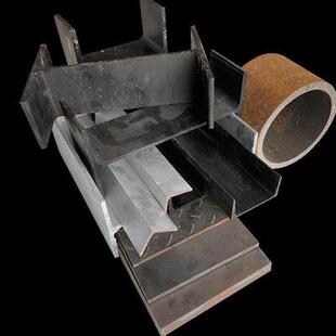 极速三槽钢C型h钢U1钢材工字钢角铁角铁h型材方钢角钢镀锌钢型架1