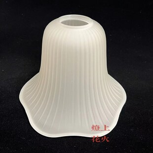 极速磨砂玻璃灯罩外壳罩现代卧室灯欧F式客厅吊灯E27螺口台灯壁灯
