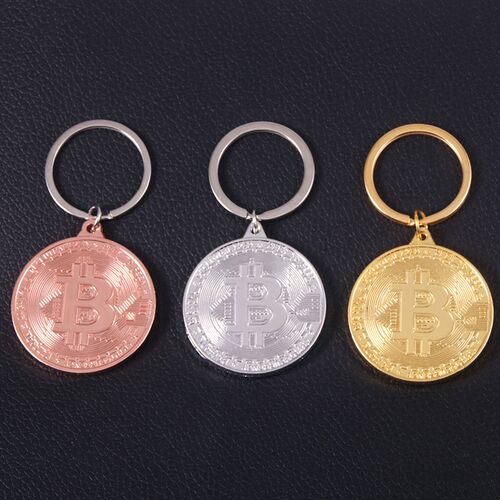 新品2021 Newest Bmitcoin Keychain Music Band Keyring Pendant