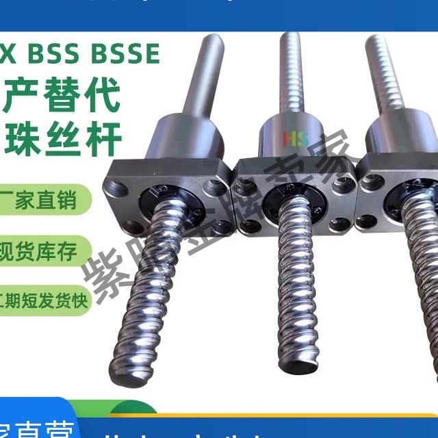 滚珠丝杆BSX BSS BSSE0601 1004 1202 1210 1505 2010 2520
