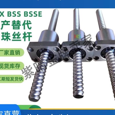 滚珠丝杆BSX BSS BSSE0601 1004 1202 1210 1505 2010 2520