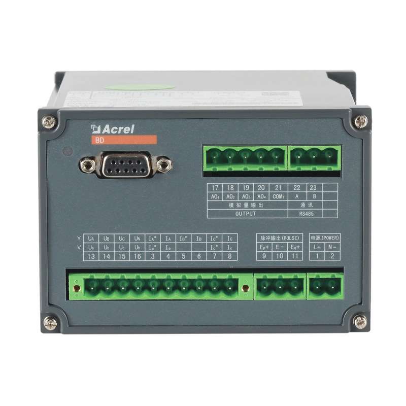 安科瑞生产BD-3P/4MC有功功率变送器4路4~20mA+RS485MODBUS通讯