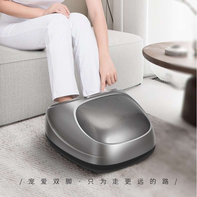 足疗机脚底腿部按摩器穴位足底全自动小腿揉捏加热家用