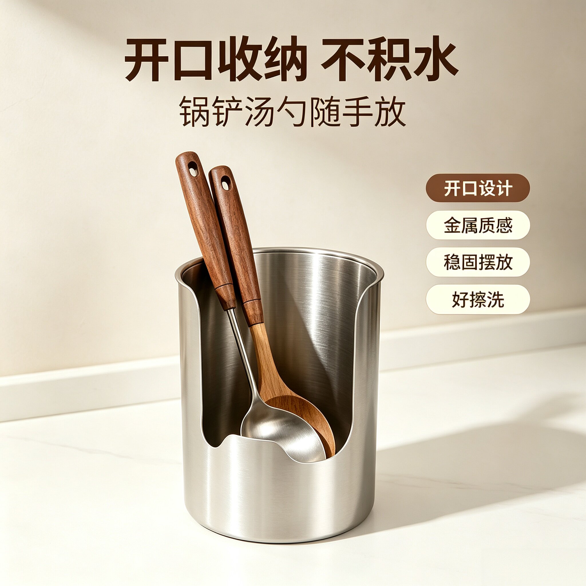 不锈钢开口锅盖架不积水易擦洗