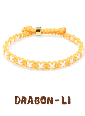 2026春季新款星星手绳小众手工编织黄白情侣手链饰品男女生日礼物