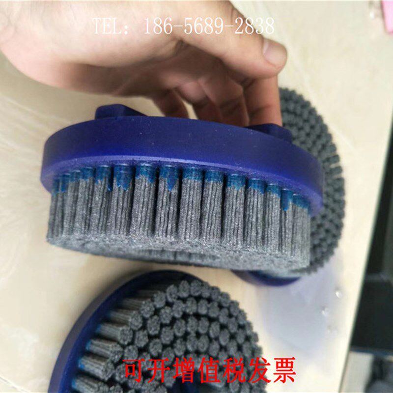 极速表面研磨f去毛刺杜邦毛刷盘 碳化硅圆盘刷 杜邦丝圆盘刷 抛光