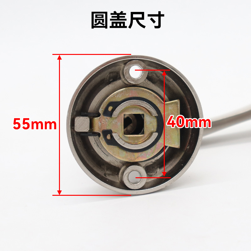 极速化妆室门锁无钥匙通用型厕所门D锁三杆式板手锁洗手间浴室门