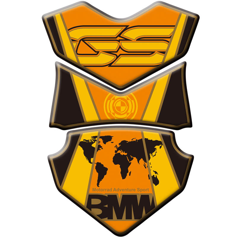 极速适用改装越野摩托车贴纸油箱鱼骨保护3D贴花宝马FO700GSF650G