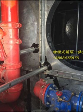 极速BDbF装配式地埋式箱泵一体化无负压恒压变频供水设备厂家喷淋