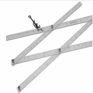 极速i包邮蝴蝶缩放制图尺340MM*10倍有机玻璃缩放尺T蝴蝶放大尺SF