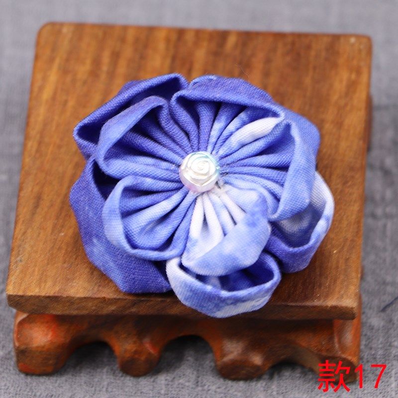 极速批 发蓝f染头花云南民族蓝色扎染布孔雀花朵图案头花头绳发圈,饰品/流行首饰/时尚饰品新,发饰,淘宝优惠券,粉丝福利购,淘宝优惠卷