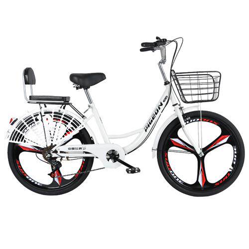 极速飞鸽自行车h成人通勤轻便实心胎大人中学生22/24/26寸男女士