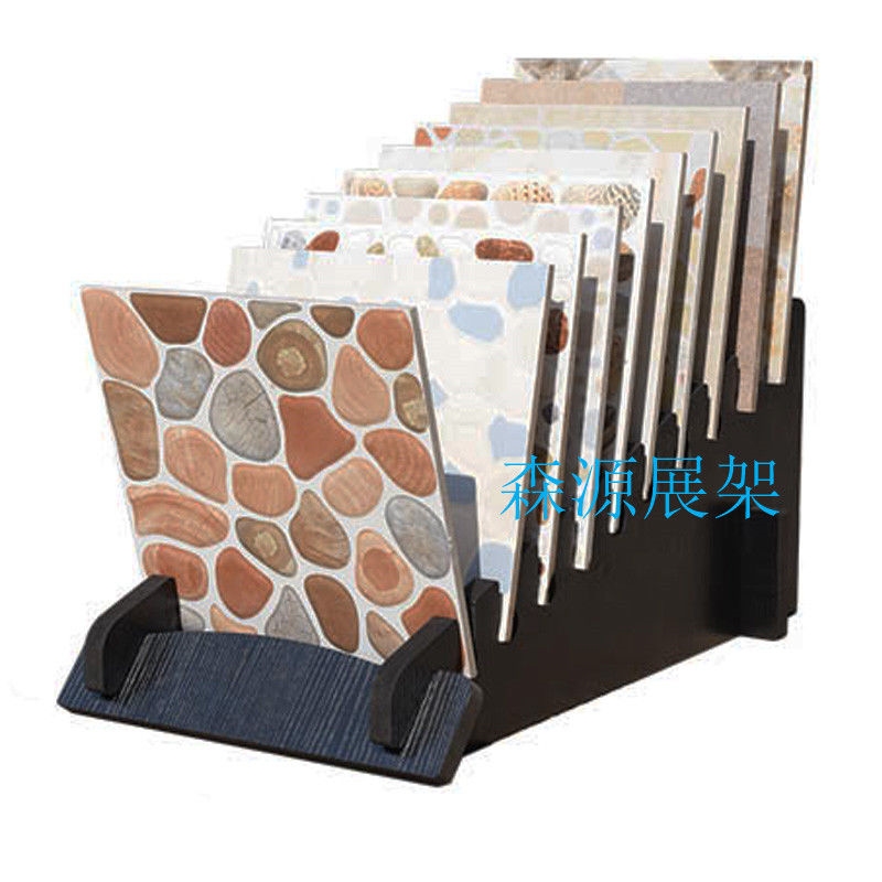 极速瓷砖a展示架陶瓷展具800木地板展架木纹砖架子600壁砖木制插