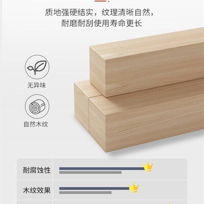 极速实木a显示器增高架台式电脑屏幕增高支架桌面收纳托架支架垫