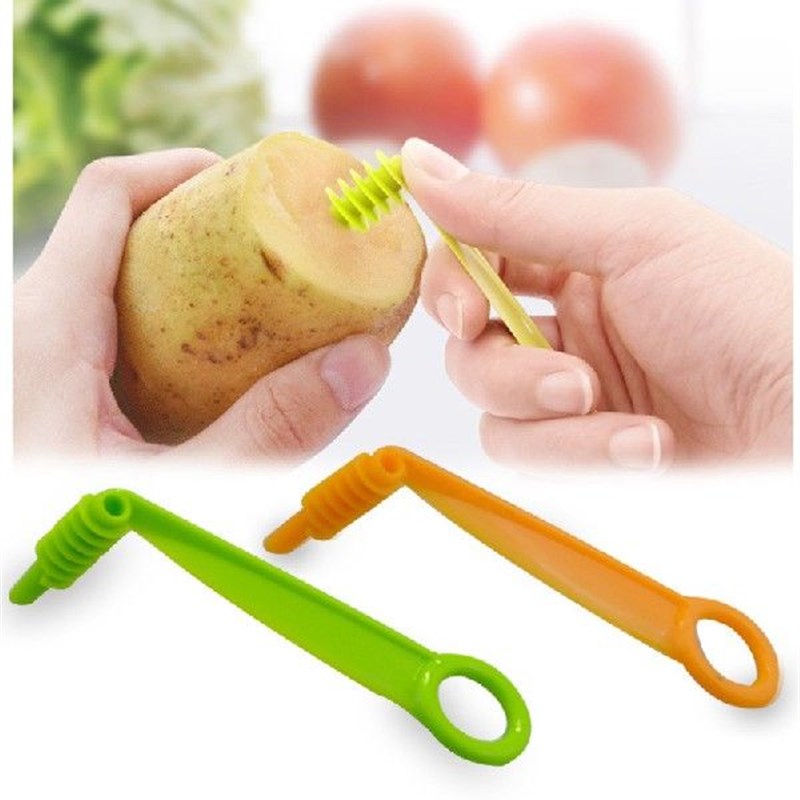 极速1PC Spiral Slicer Blade Hand SlEicer Cutter Cucumber Car