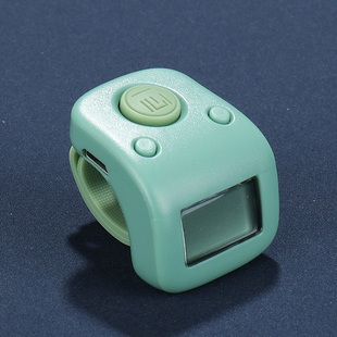 极速一心计数器升级款充电手按点B数夜光电子数显大屏戒指型随身