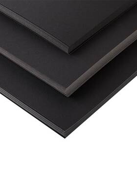 极速A3黑色卡纸加厚A4纸双面硬卡纸黑纸名片纸N4k8K厚硬手工纸相