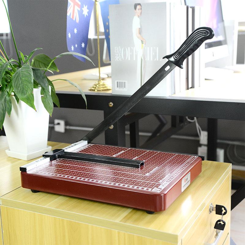 极速A4铁质切纸机手动q切纸刀名片切卡机相片裁纸机裁纸刀A4切纸