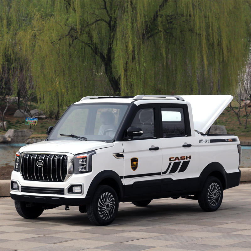 极速双排电动四轮皮卡车新能源电动汽车成人智能油电Y家用电瓶车