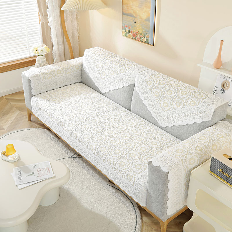 极速蕾丝沙发g巾套罩防滑靠背巾四季通用全盖布沙发垫后背扶手盖