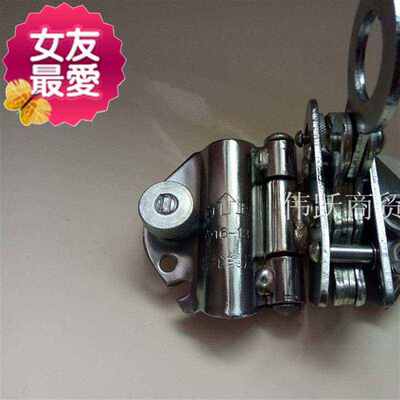 极速吊绳安全锁安全绳挂勾带锁e高楼卡扣高空外T墙防坠自锁器拉绳