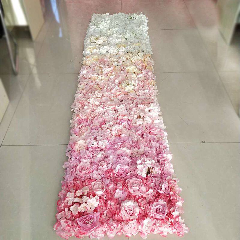 极速Decorationi Flower Wall Backdorop Gradient Color Pink Pu